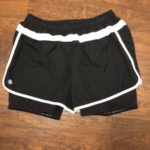 Athleta 2-in-1 running shorts